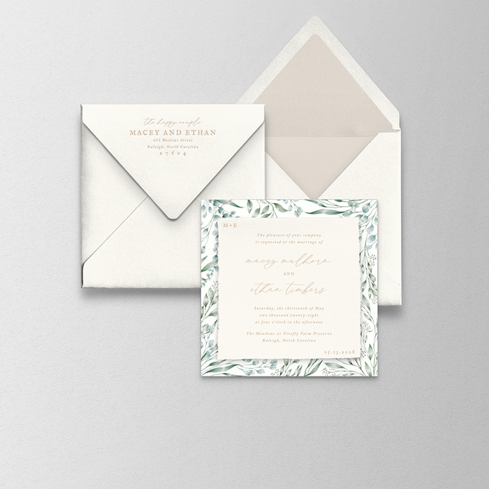 Texture Wedding Invitation Suite