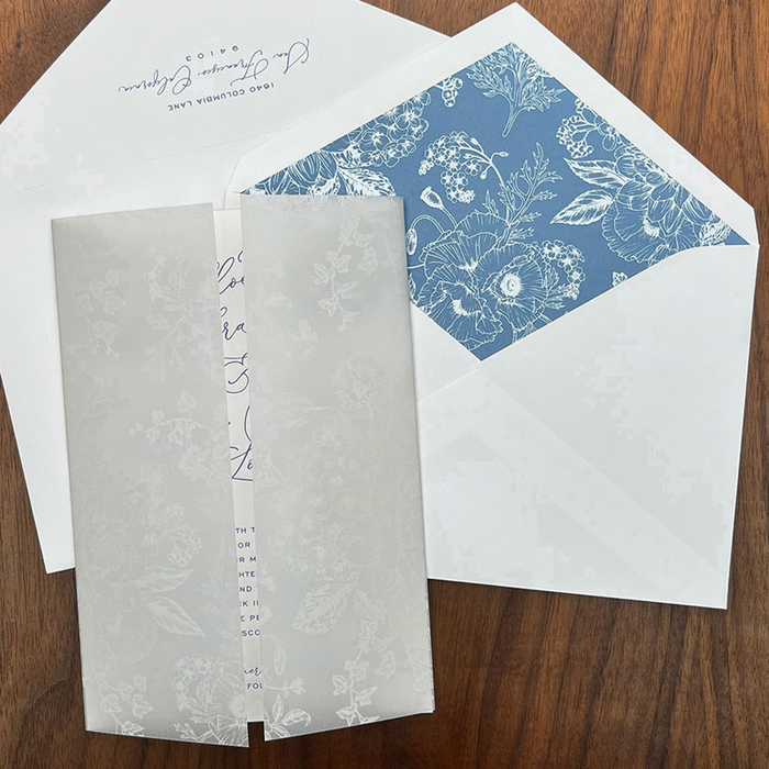 Toile Wedding Invitation Suite