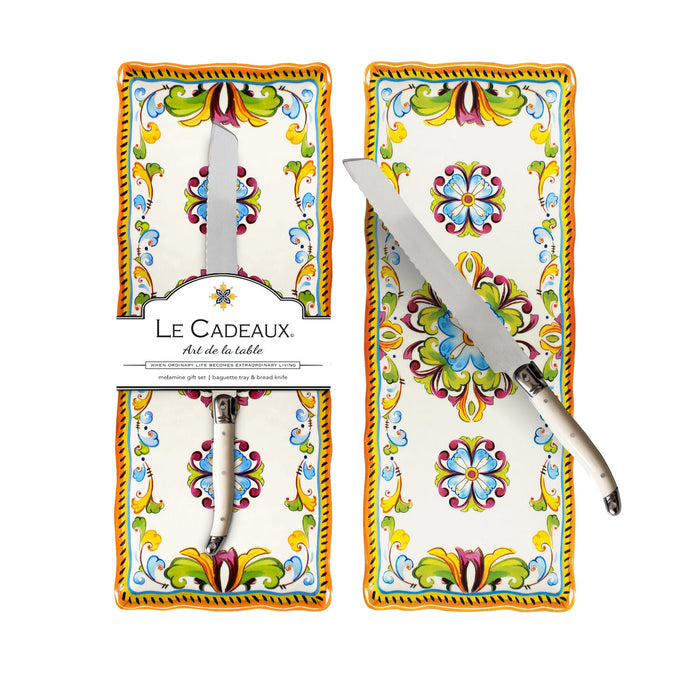 Toscana Baguette Tray Gift Set by Le Cadeaux