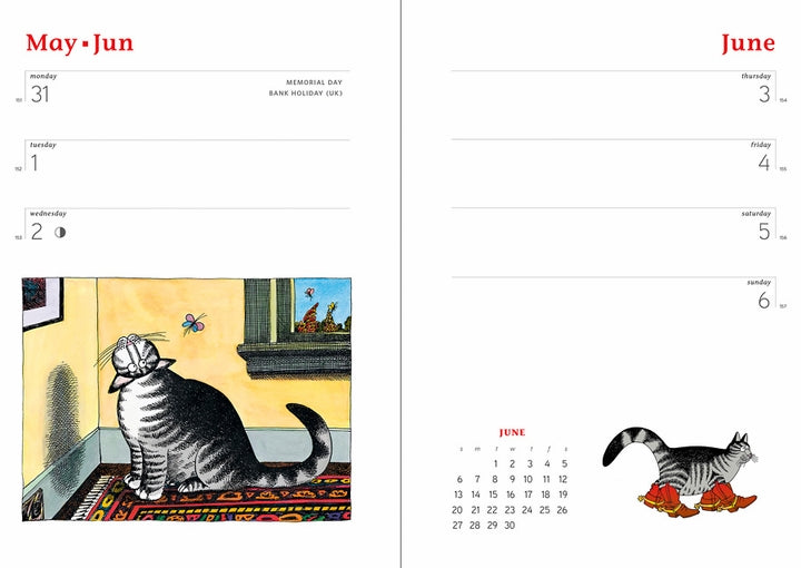 B. Kliban: CatCalendar 2021 Engagement Calendar