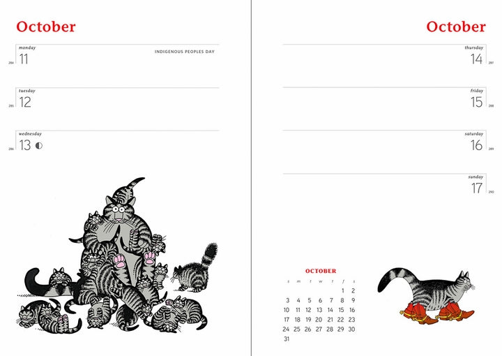 B. Kliban: CatCalendar 2021 Engagement Calendar