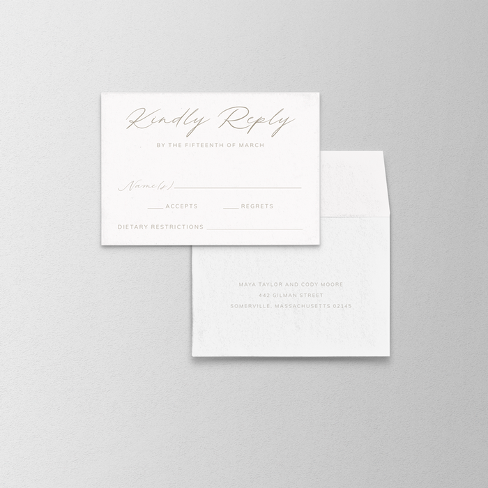 Undertone Wedding Invitation Suite