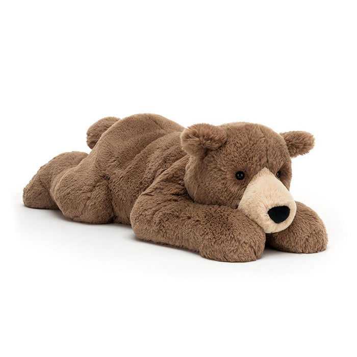 JellyCat Woody Bear Lying Plush Toy