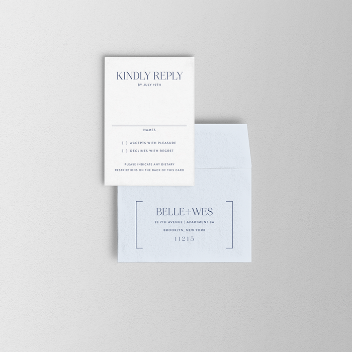 Abstract Wedding Invitation Suite