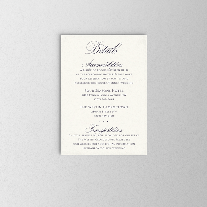 Eloquence Wedding Invitation Suite