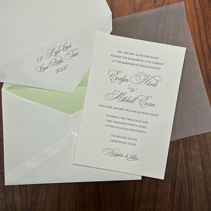 Fragrant Wedding Invitation Suite