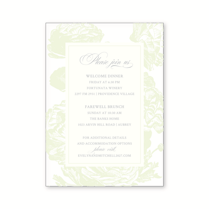 Fragrant Wedding Invitation Suite