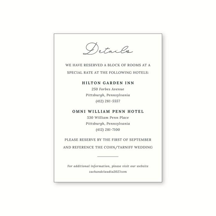 Gallant Wedding Invitation Suite