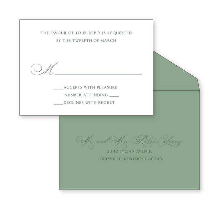 Gentility Wedding Invitation Suite