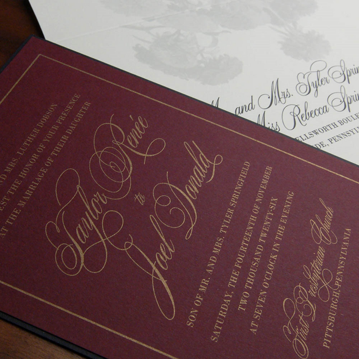 Obscura Wedding Invitation Suite