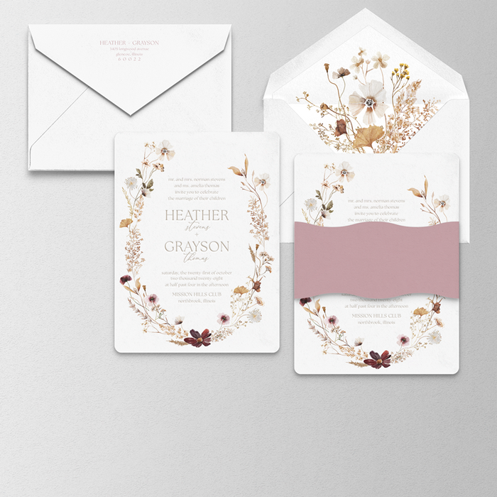 Realism Wedding Invitation Suite