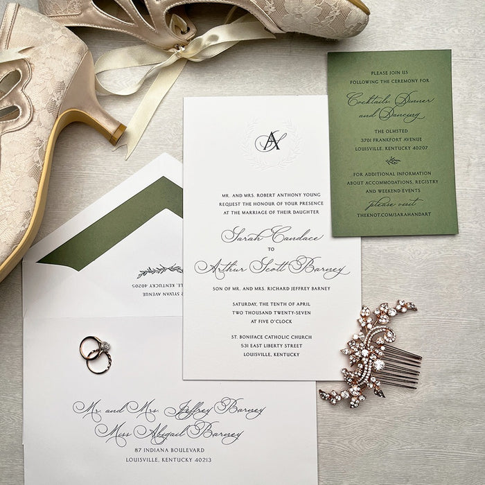 Gentility Wedding Invitation Suite