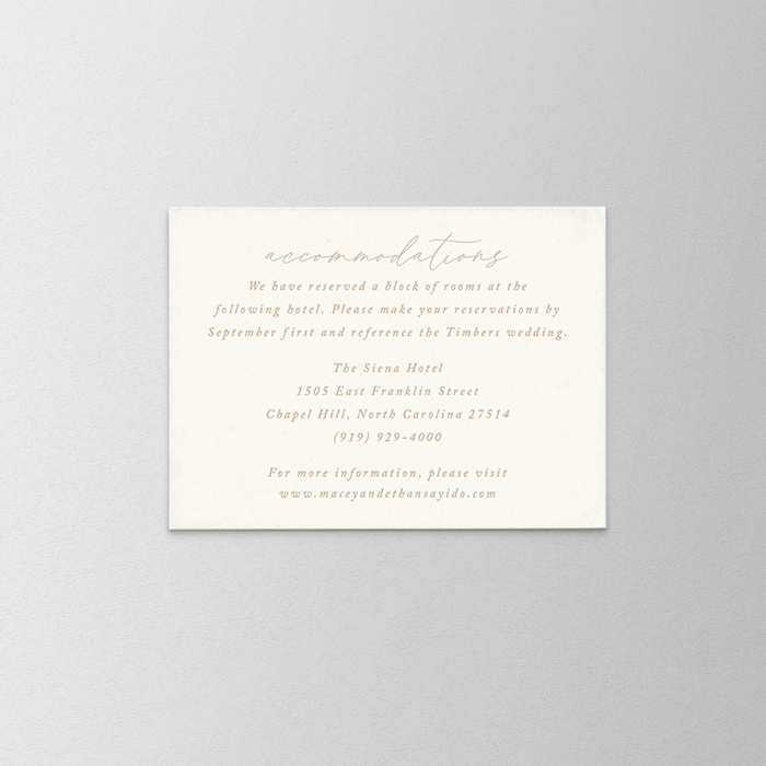 Texture Wedding Invitation Suite