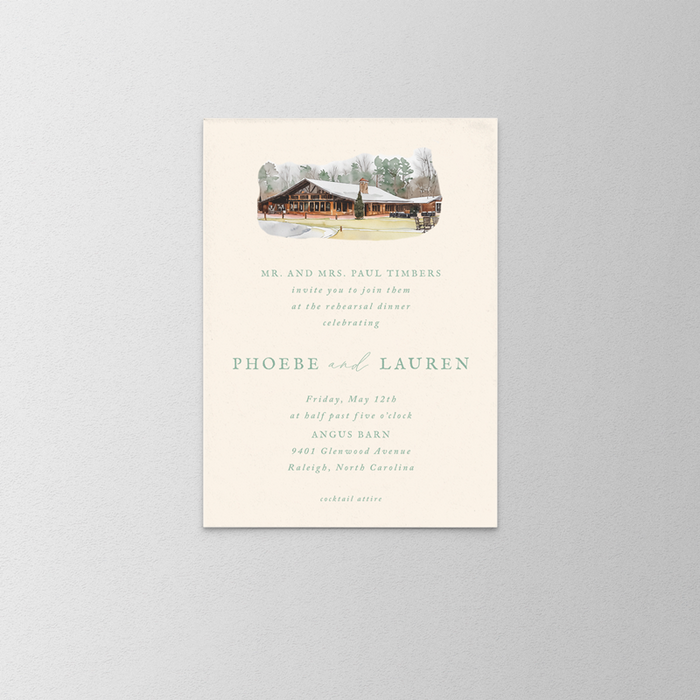 Texture Wedding Invitation Suite