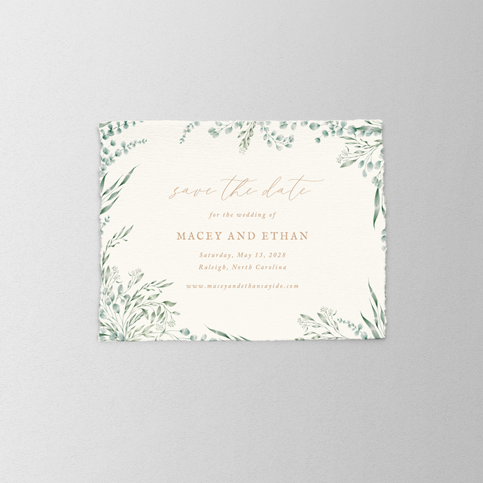 Texture Wedding Invitation Suite