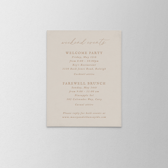 Texture Wedding Invitation Suite