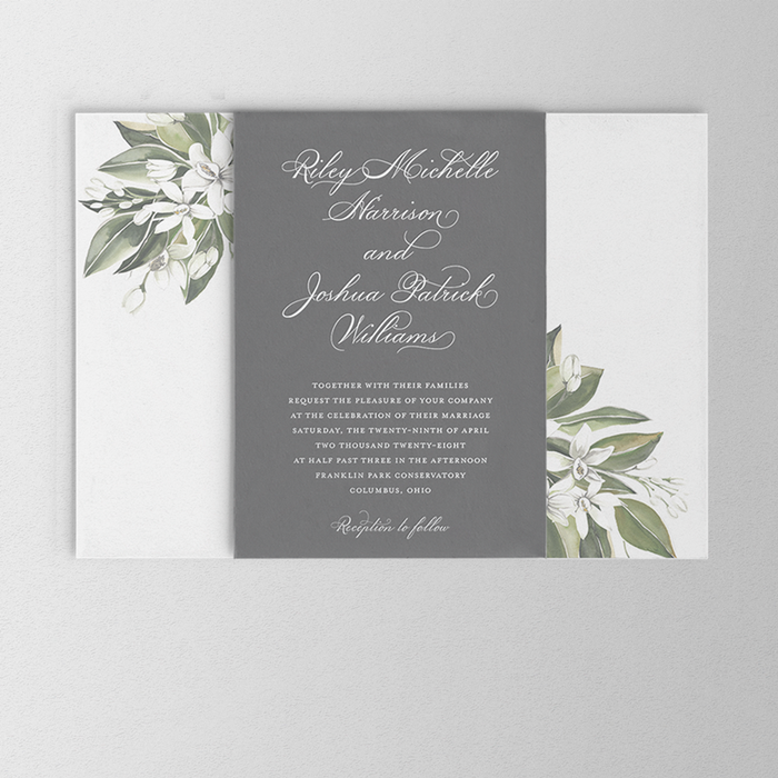 Triptych Wedding Invitation Suite