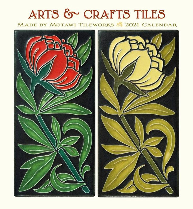 Arts & Crafts Tiles 2021 Wall Calendar