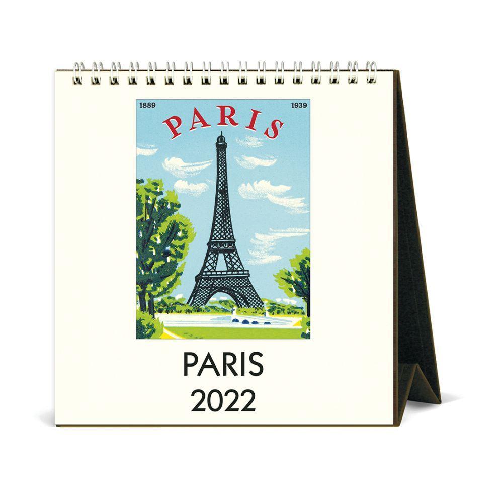 Cavallini 2022 Easel Calendar Paris Pearl Grant Richmans