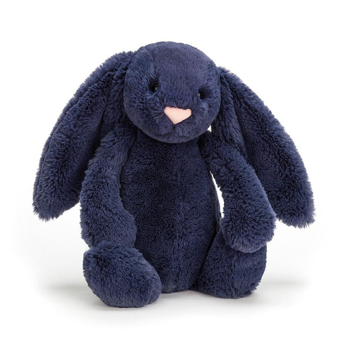 JellyCat Bashful Navy Bunny Medium Plush Toy