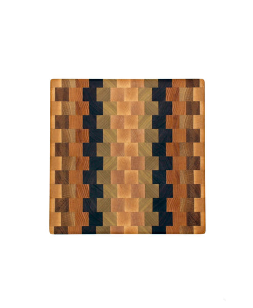 Striped Wood Grain Design - Green Granite #901 Cutting Board by